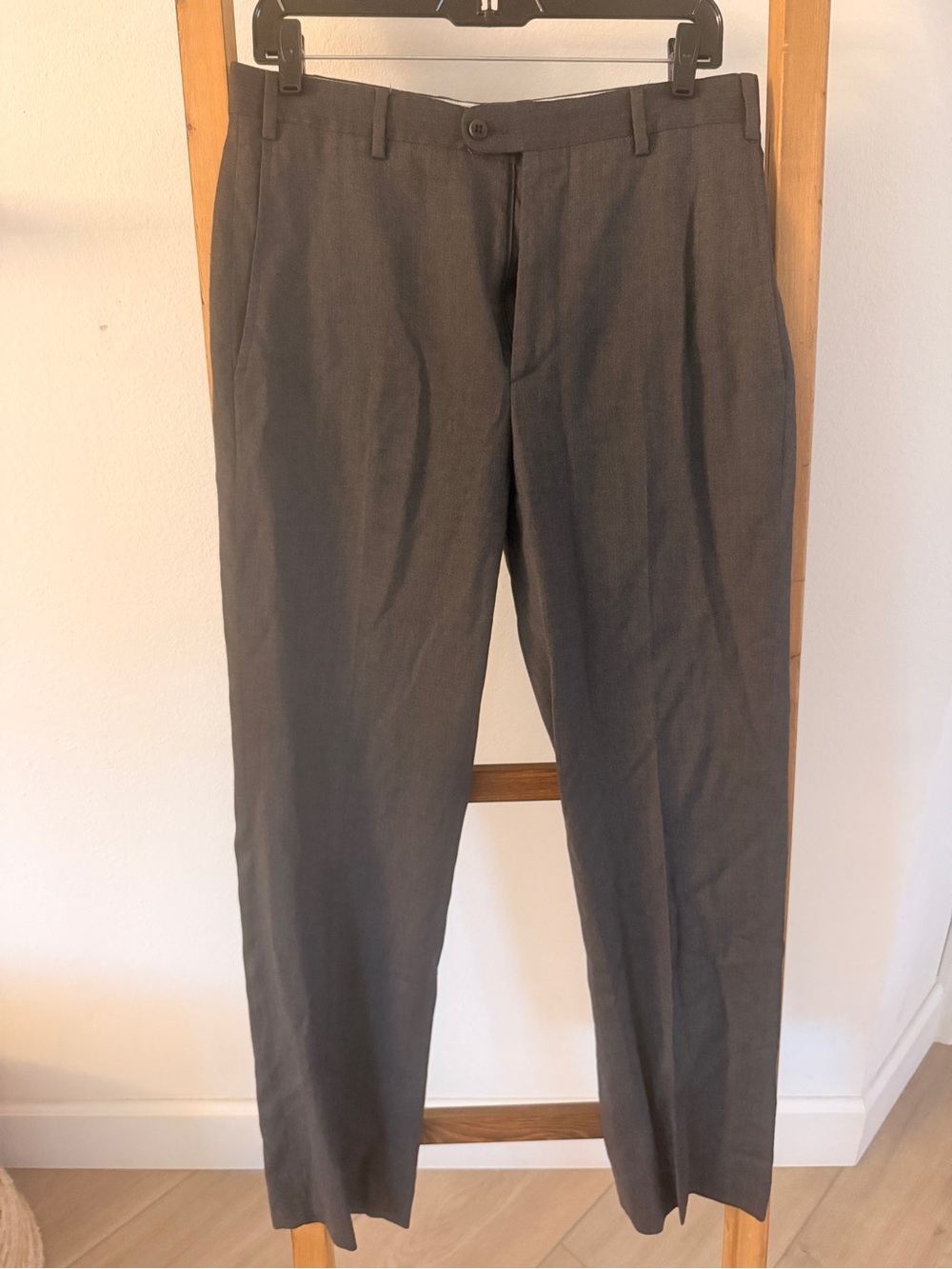 Zanella Men's Charcoal Dress Pants